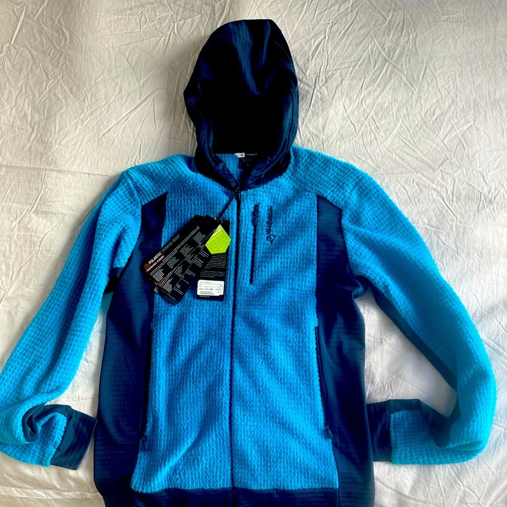 Norrona Brand new w/ tags polar fleece Size M Bright Blue: //bit.ly/48AmPCb